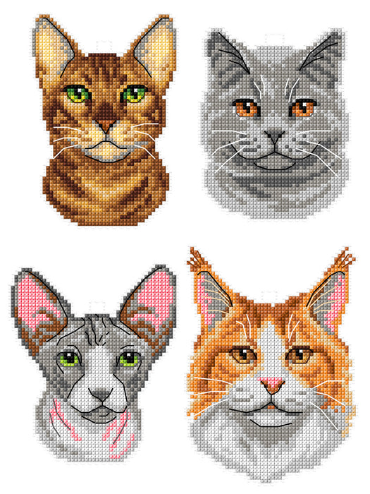 Cross Stitch Kit Cats 140CS