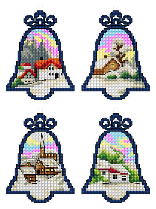 Cross Stitch Kit Christmas Bells 152CS