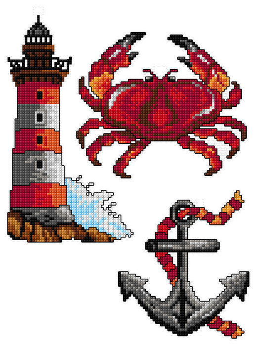 Counted Cross-Stitch Kit Marine Life 176CS