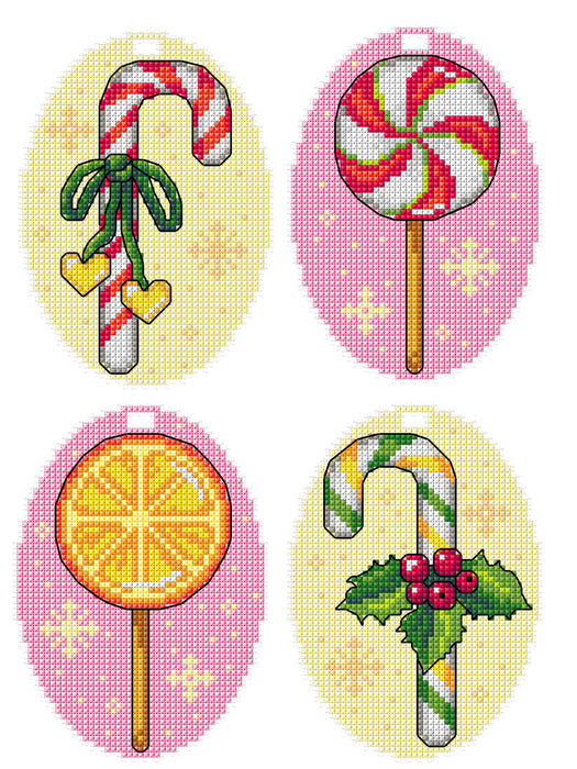 Cross Stitch Kit Christmas Candy 214CS