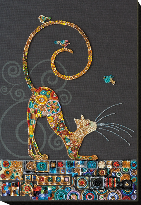 AB-791 Main Bead Embroidery Kit - Kitty