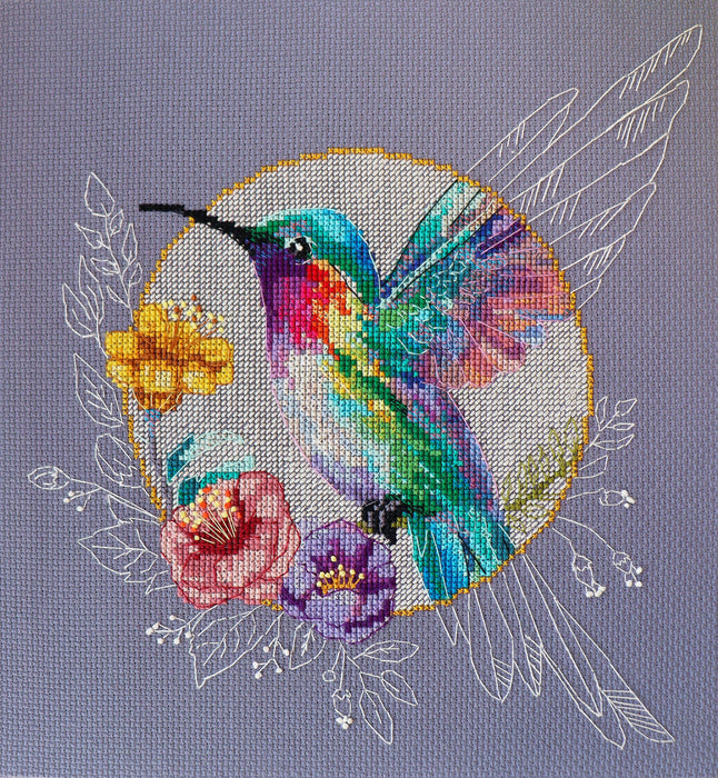 Cross-stitch kits Bird of paradise AH-203