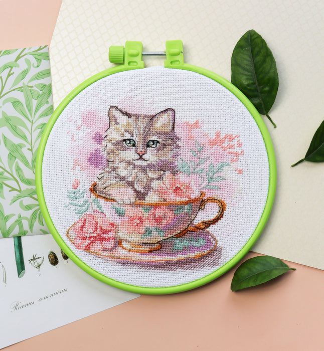 AHM-077 Cross-stitch kits - Tea party
