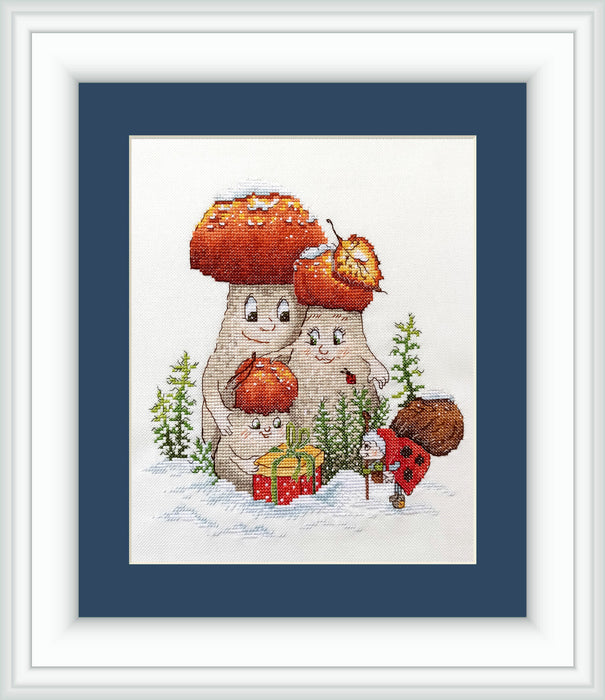 Mushrooms VL-31 Counted Cross-Stitch Kit
