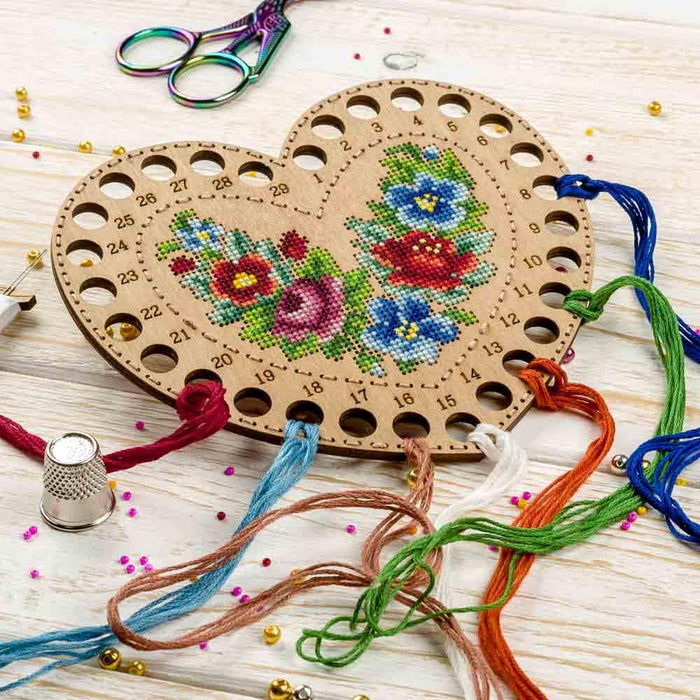 Blank for embroidery with thread on wood FLHW-017 - Wizardi