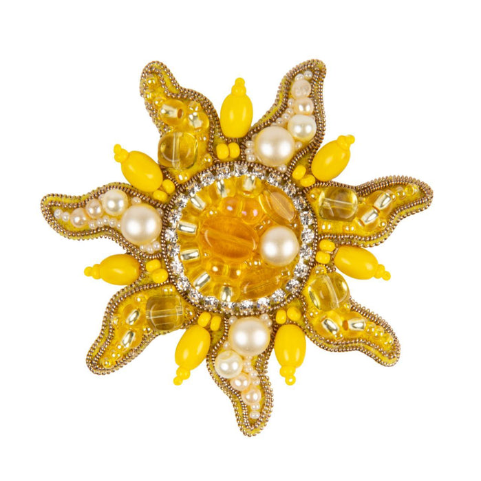 BP-339 Crystal Art Brooch Kit ''Sun''