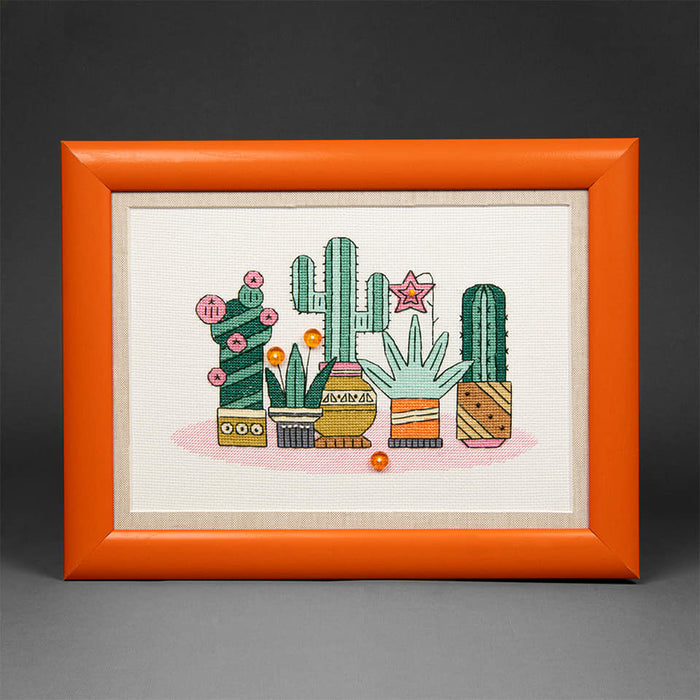 BT-205 Counted cross stitch kit Crystal Art Triptych "Bright Mexico"