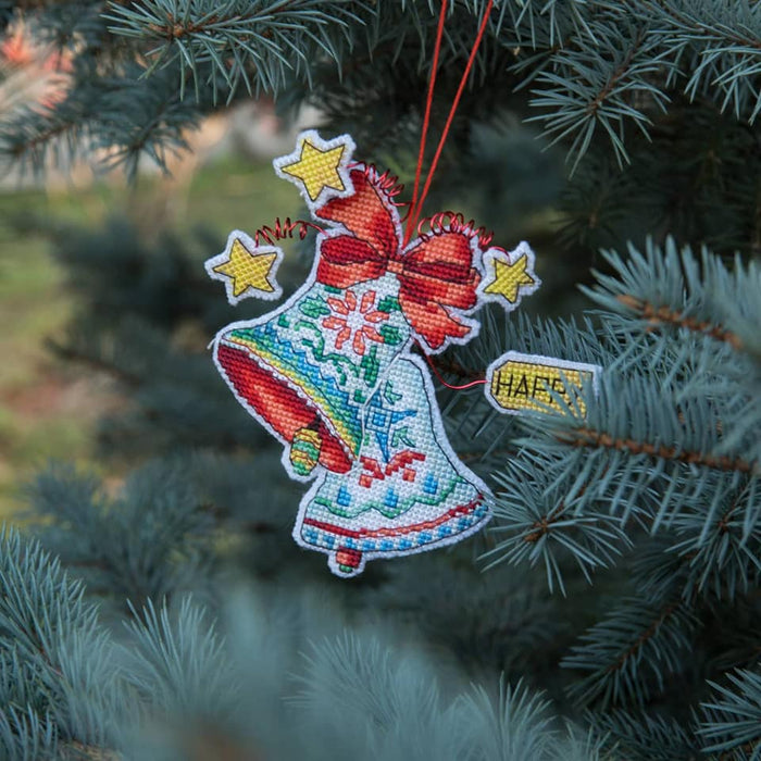 Christmas tree toy cross-stitch kit T-06 Set of pictures "Christmas toys"