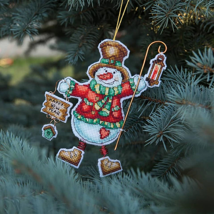 Christmas tree toy cross-stitch kit T-04 Set of pictures "Christmas toys"