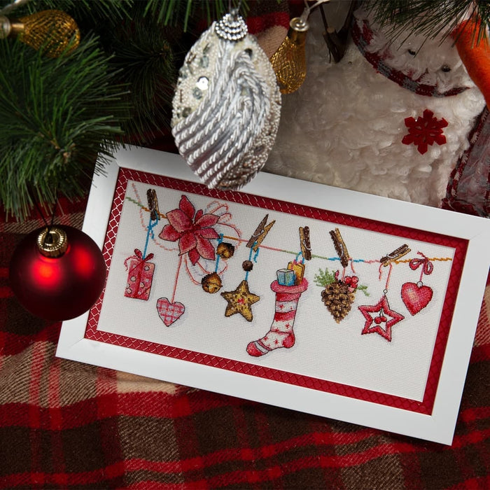 Cross-stitch kit M-446 "Festive mood"