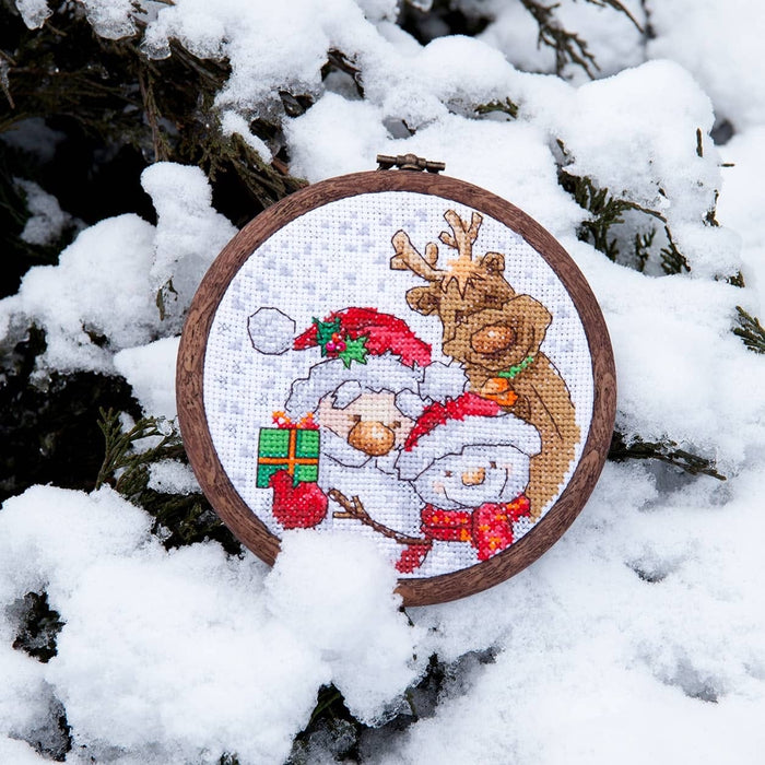 M-504 Counted cross stitch kit series "New Year Stories"