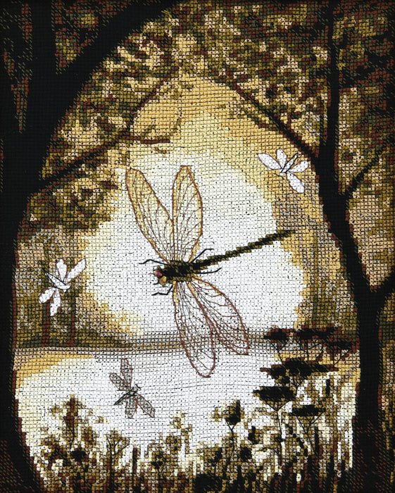 Cross-stitch kit M-298 "Happiness on the bronze wings"