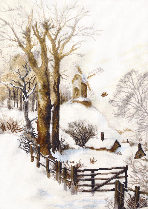 Cross-stitch kit M-359 "Winter sunrise"