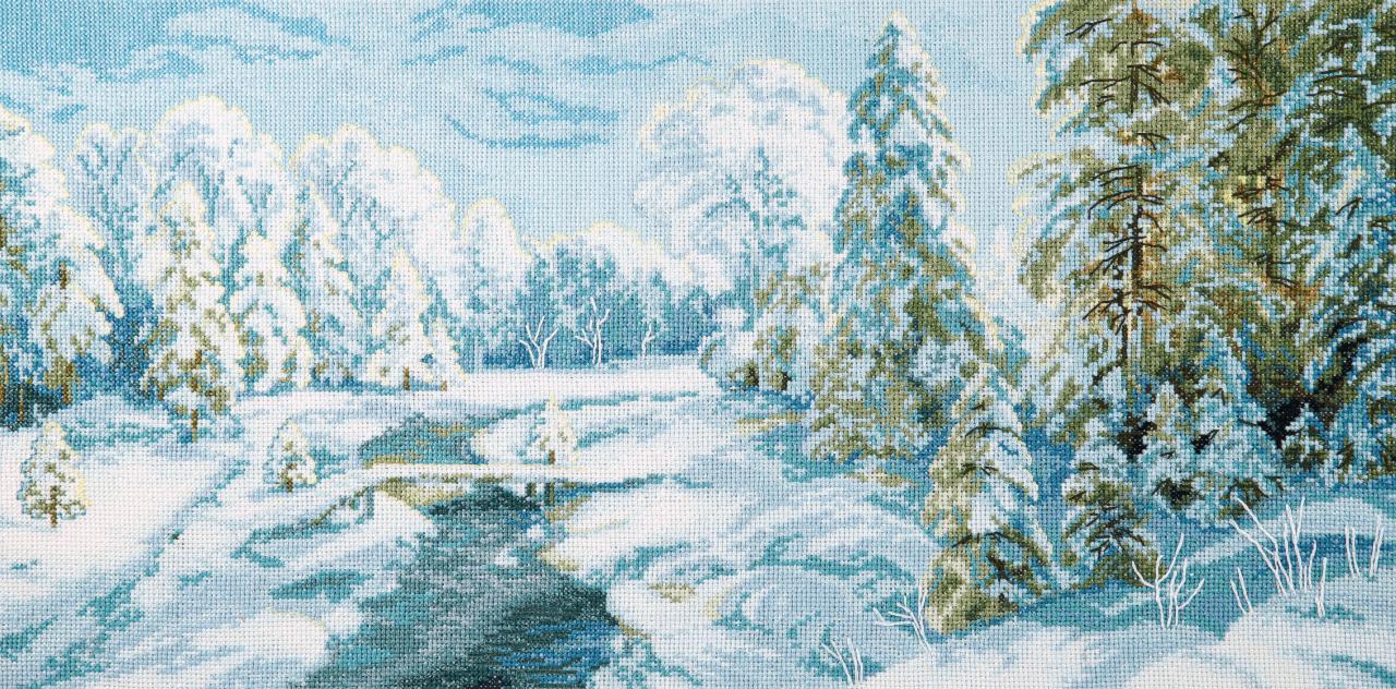 Cross-stitch kit M-366 " Winter frost"