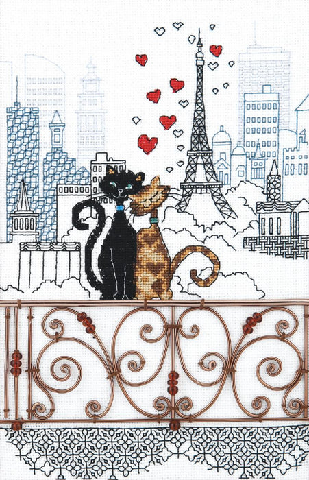 Cross-stitch kit M-379 "Lovers"