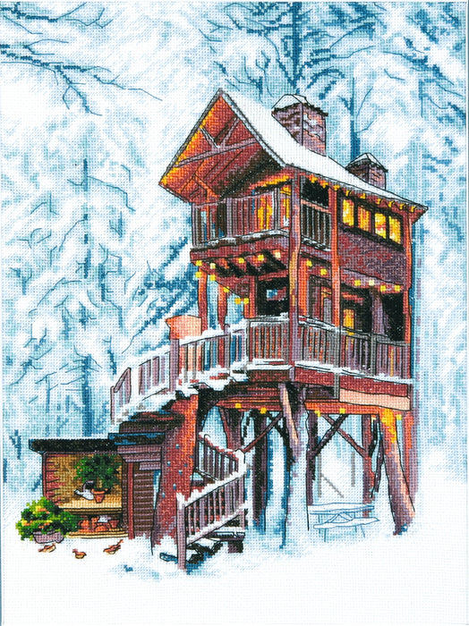 Cross-stitch kit M-431 Counted cross stitch kit series "Dream House"
