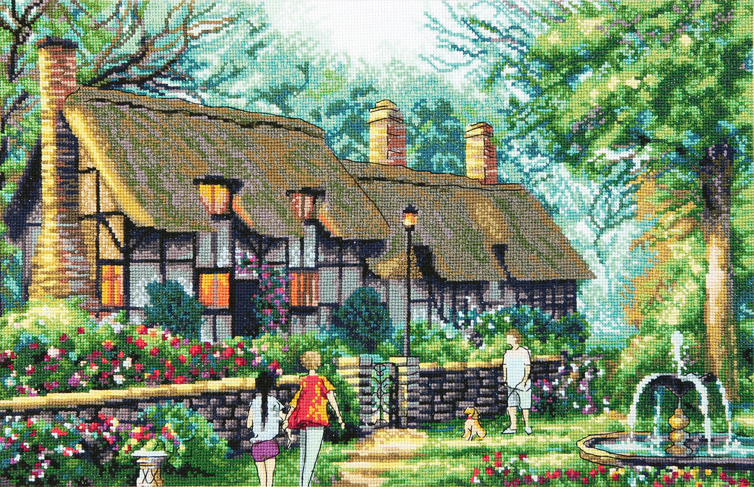 Cross-stitch kit M-448 Counted cross stitch kit "Cozy evening"