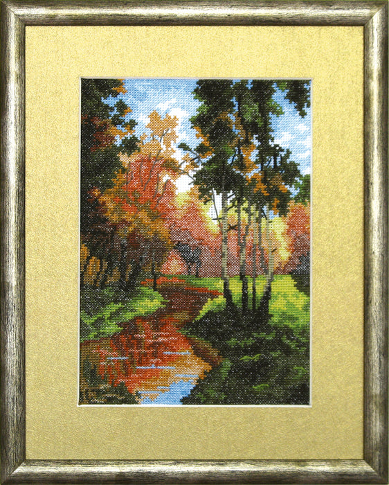 Cross-stitch kit No515 "Gold autumn"