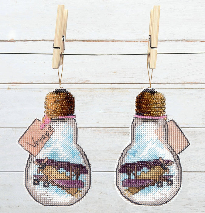T-85 Counted cross stitch kit Crystal Art "Travel"