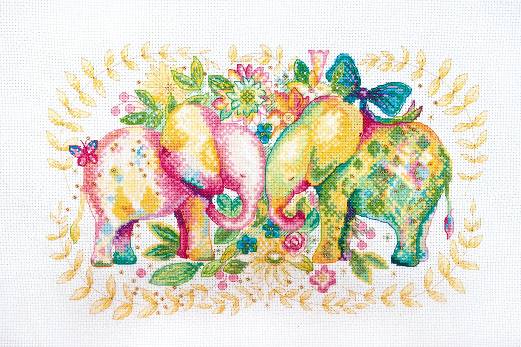 Cross-stitch kit Tender feelings AH-102