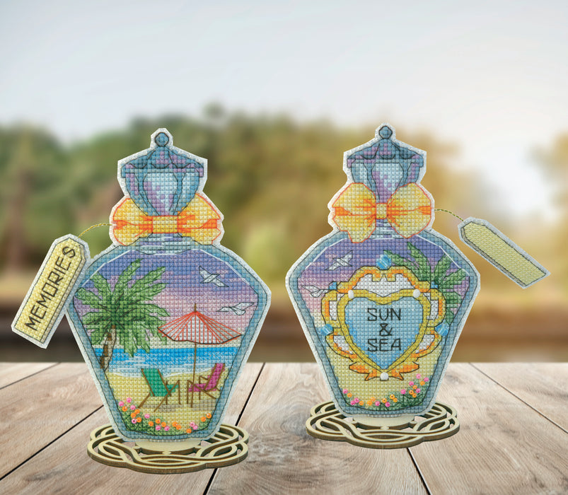 T-76 Counted cross stitch kit Crystal Art Set of pictures "Scent of life"