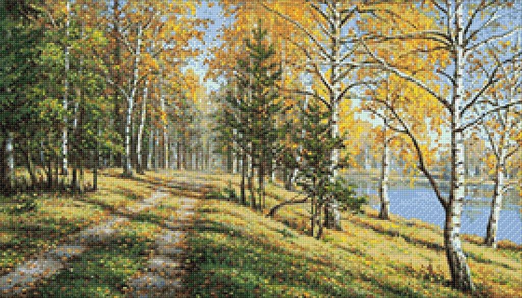 Autumn Landscape CS2606 27.6 x 15.8 inches Crafting Spark Diamond Painting Kit - Wizardi