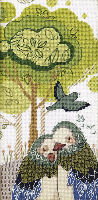 BT-233 Counted cross stitch kit Crystal Art "Loving hugs"