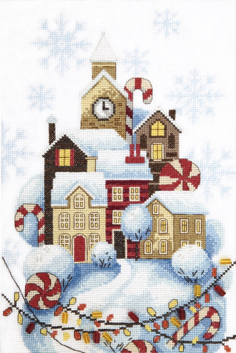 BT-257 Counted cross stitch kit Crystal Art "Gingerbread house"