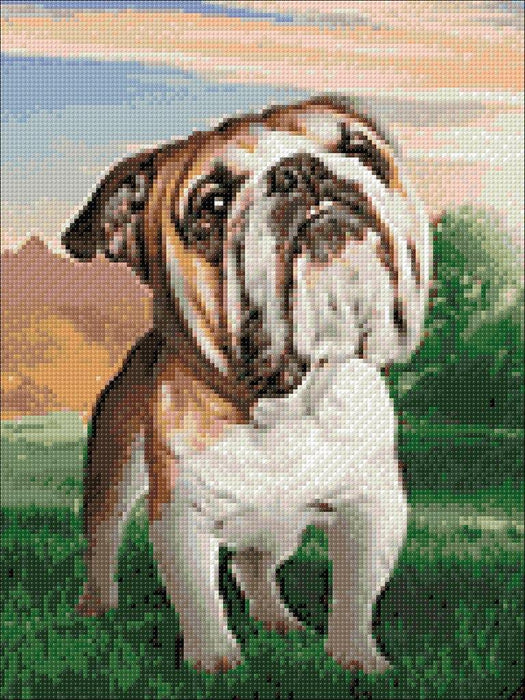Diamond painting kit Dreaming Dog Crafting Spark 10.6 x 14.9 in CS2537 - Wizardi