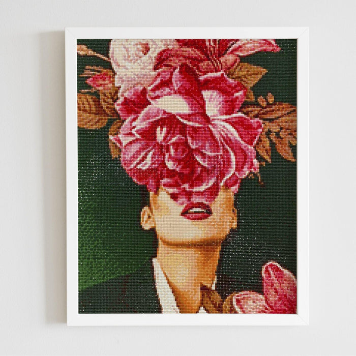 Diamond painting kit Flower Satisfaction Crafting Spark 18.9 x 14.9 in CS2525 - Wizardi