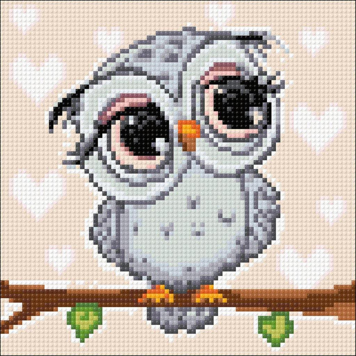 Diamond painting kit Little Owl Crafting Spark 7.9 x 7.9 in CS2711 - Wizardi