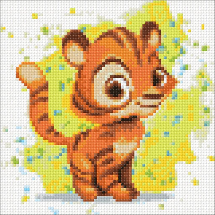 Diamond painting kit Little Tiger Crafting Spark 7.9 x 7.9 in CS2700 - Wizardi