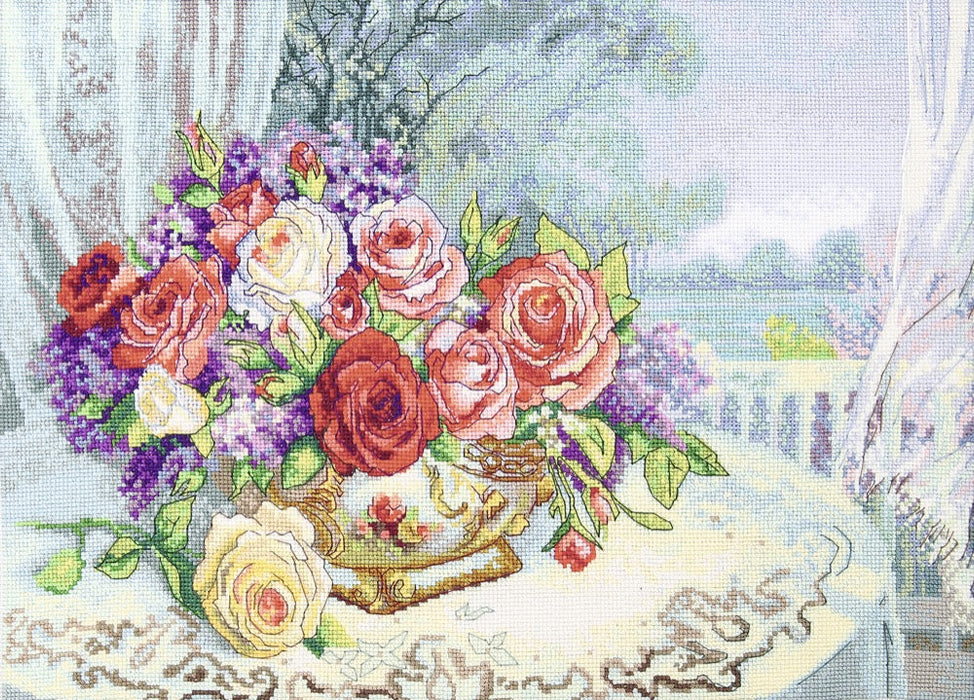 Cross-stitch kit M-399 "Wind blow"