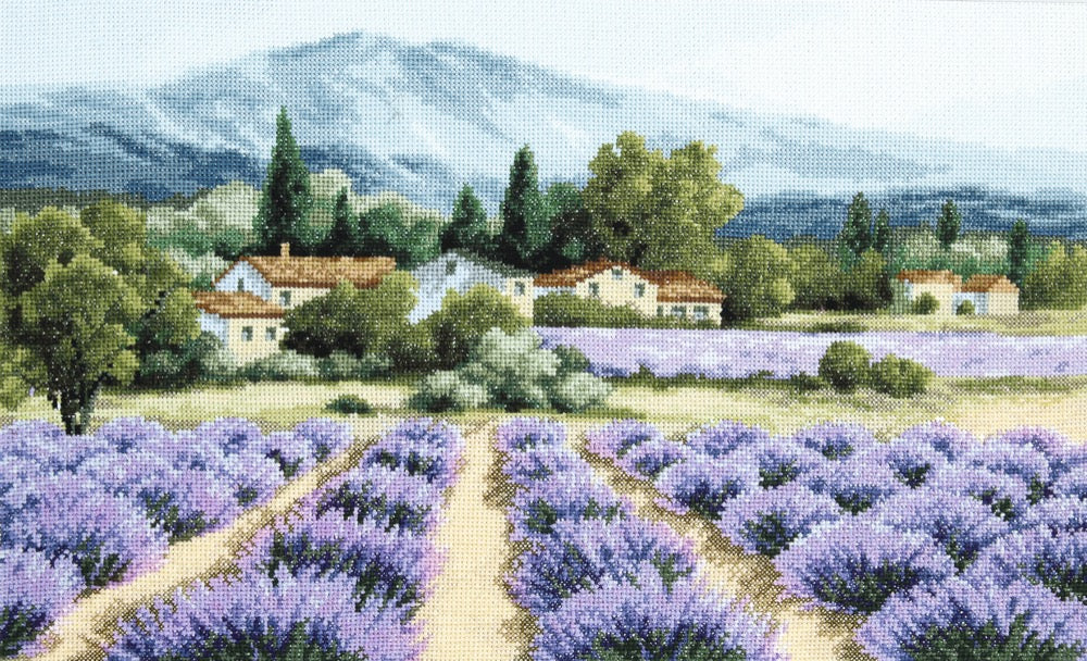 Cross-stitch kit M-416 "Mountain lavender"
