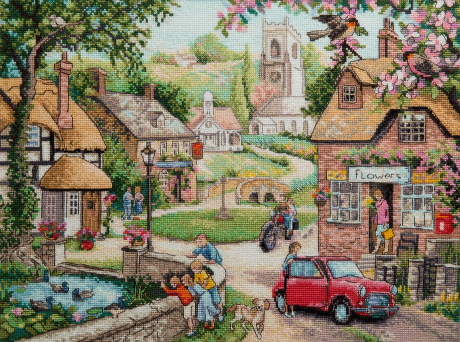 Cross-stitch kit M-490 "One morning"