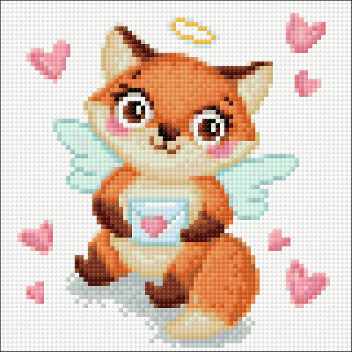 Diamond painting kit Romantic Hippo Crafting Spark 7.9 x 7.9 in CS2695 - Wizardi