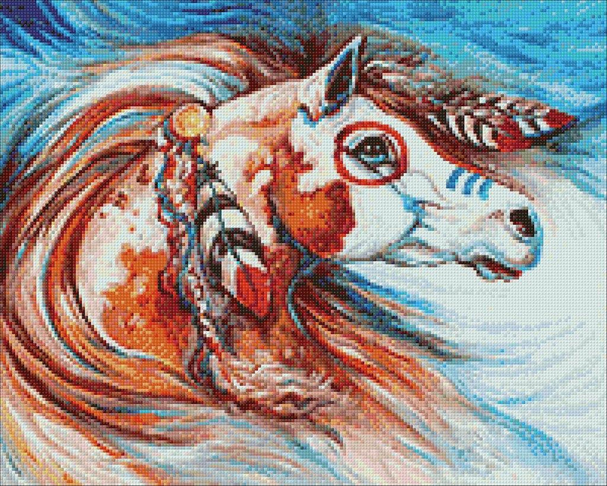Diamond painting kit Winter Thunder Crafting Spark 14.9 x 18.9 in CS2563 - Wizardi