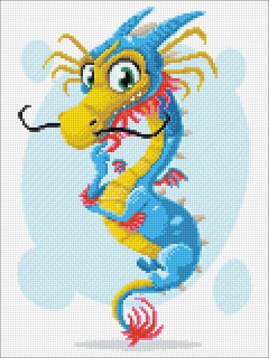 Diamond painting kit Wise Dragon Crafting Spark 10.6 x 14.9 in CS2535 - Wizardi