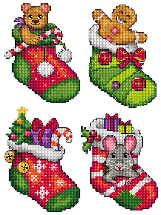 Cross Stitch Kit Christmas stockings 150CS