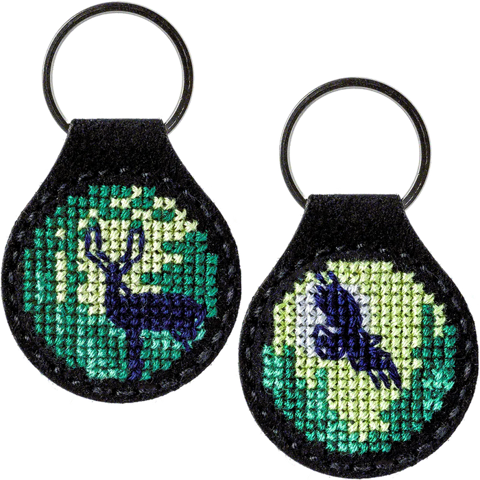 Cross-stitch kit on artificial leather FLHL-015