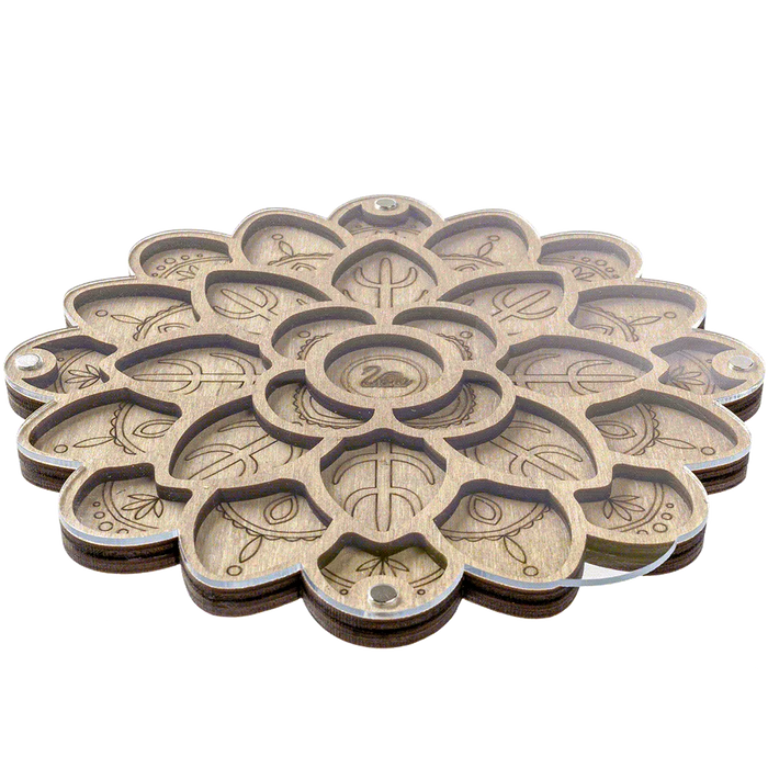 Bead organizer with transparent cover FLZB-092