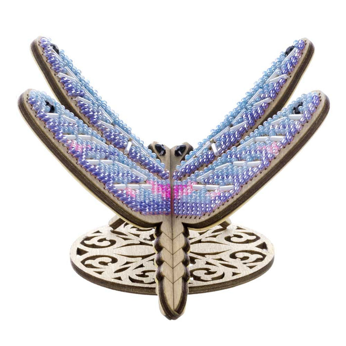Wooden Bead Embroidery Kit – Dragonfly FLK-584