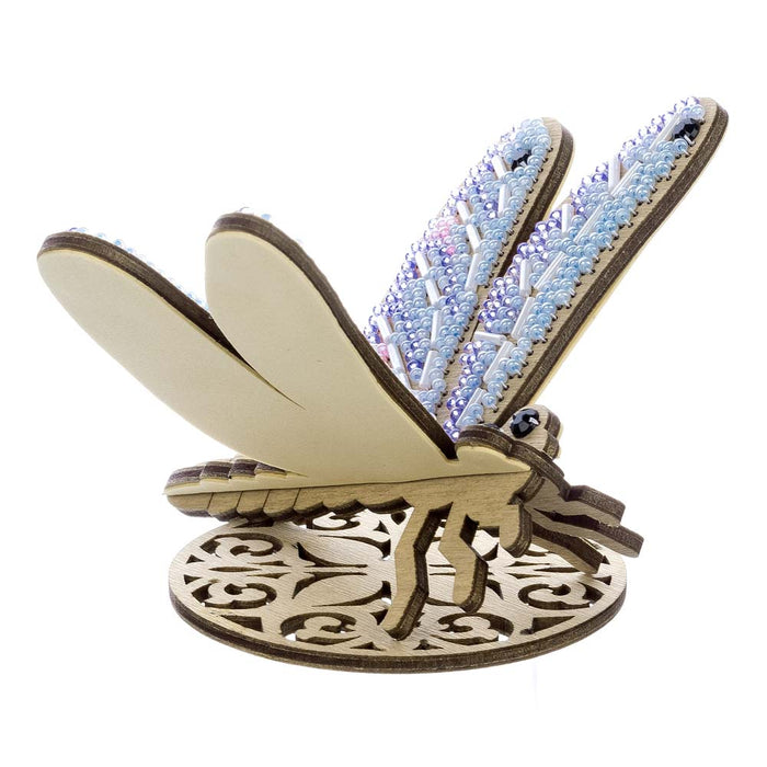 Wooden Bead Embroidery Kit – Dragonfly FLK-584