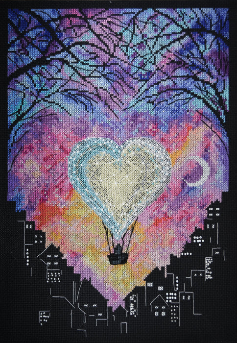 Cross-stitch kits Love in heaven AH-174