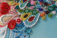 Colored Tail Paisley Peacock Mini Bead Embroidery Kit AM-187 - Wizardi