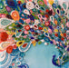 Colored Tail Paisley Peacock Mini Bead Embroidery Kit AM-187 - Wizardi