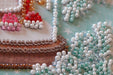 Cheerful House Gingerbread House Mini Bead Embroidery Kit AM-234 - Wizardi