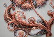 Weightless Tenderness Pink Dandelion Mini Bead Embroidery Kit AM-258 - Wizardi