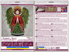 Guardian of the Christmas Miracle Angel Mid-Sized Bead Embroidery Kit AMB-114 - Wizardi