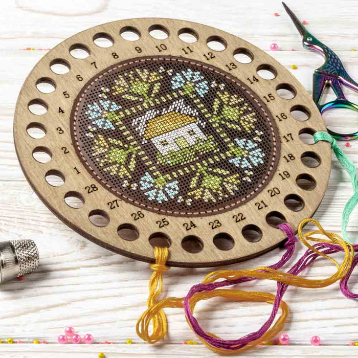 Thread organizer making kit House Among Cornflowers FLTL-083